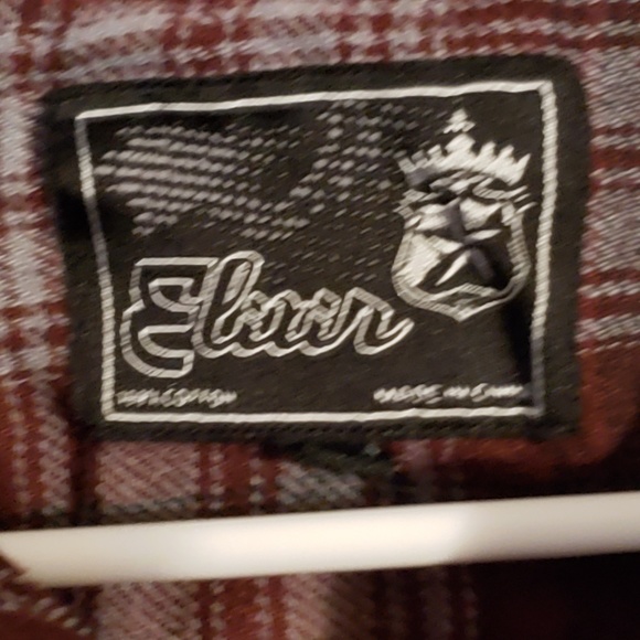 Upcycled Flannel Shirt Button Front World War Champs Adult Size Large - Picture 6 of 6